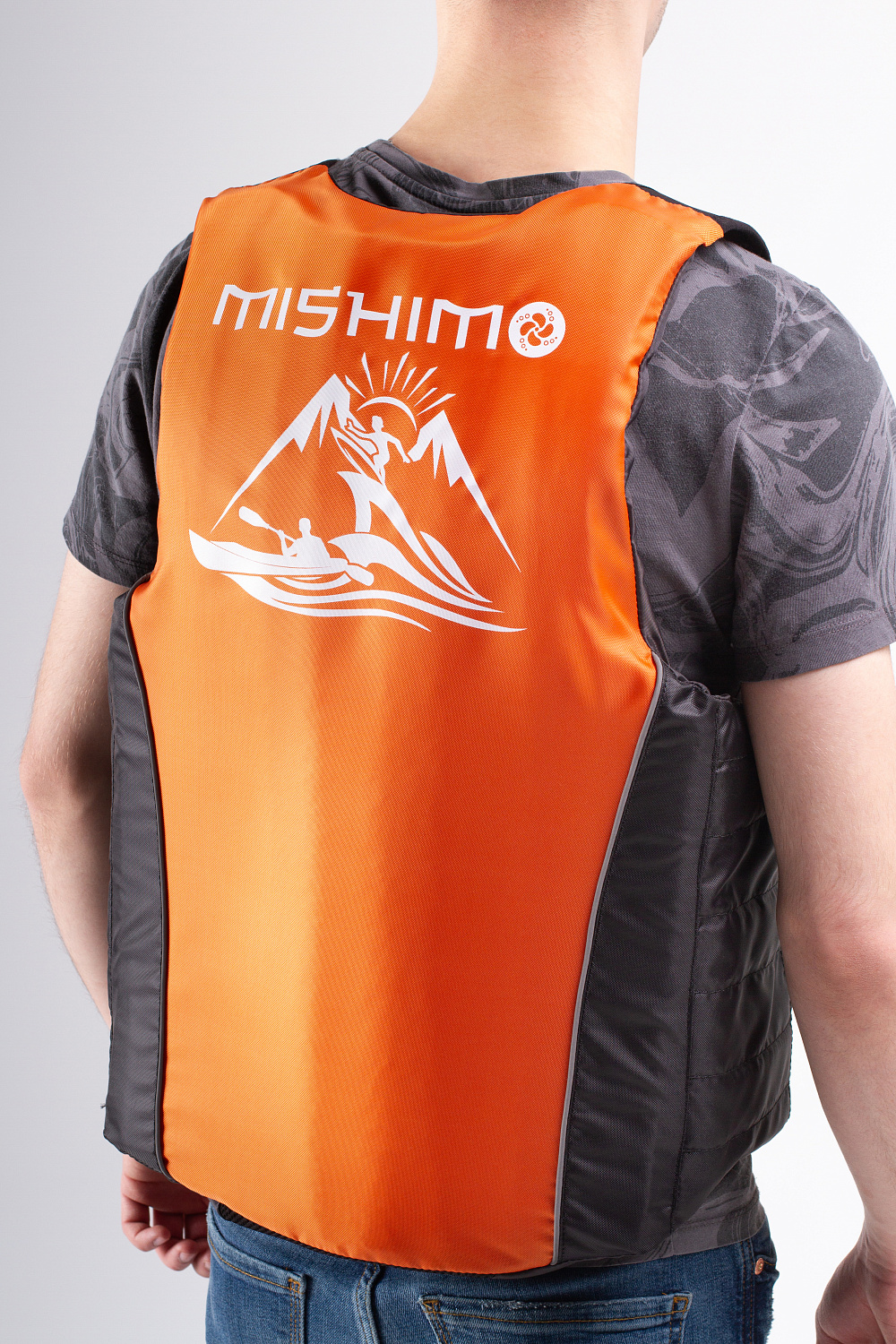 Жилет спасательный MISHIMO PRO Премиум качества Черно-оранжевый в Архангельске