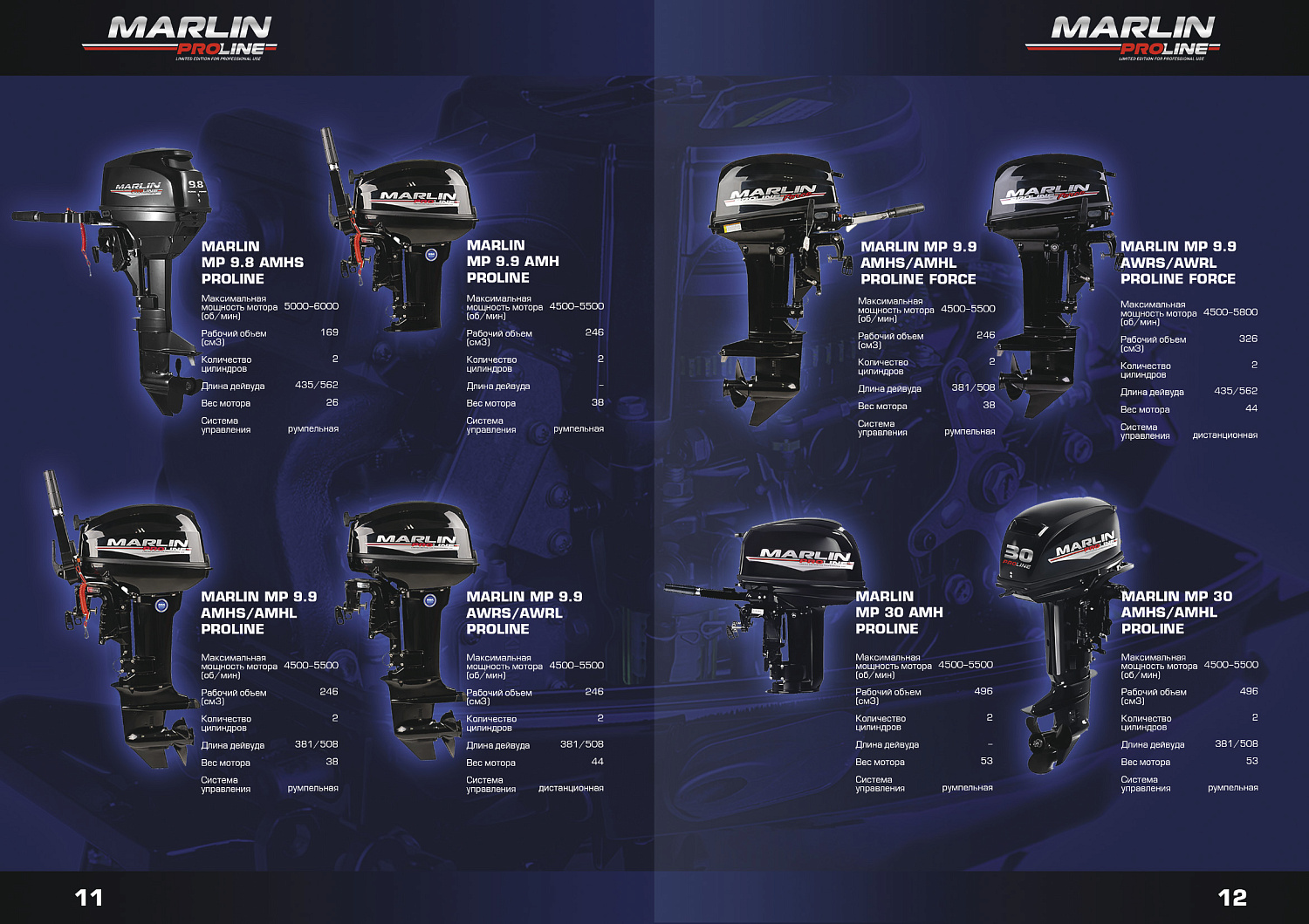 Лодочный мотор MARLIN PROLINE MP 40 AWRS в Архангельске